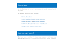 Desktop Screenshot of districoeur.com