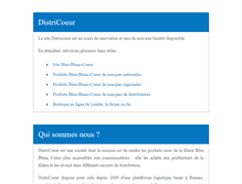 Tablet Screenshot of districoeur.com